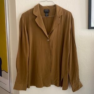 City Silk shirt size L
